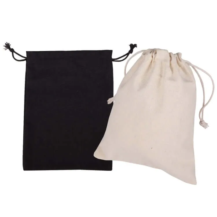 10oz Canvas Drawstring Pouch