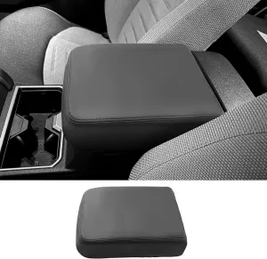 2025 4Runner Center Console Cover for Toyota 4Runner (SR5/TRD Sport/TRD Off-Road/Limited/Platinum/TRD Pro/Trailhunter), Waterproof &Comfy Leather 4Runner Armrest Cover 2025 4Runner Accessories