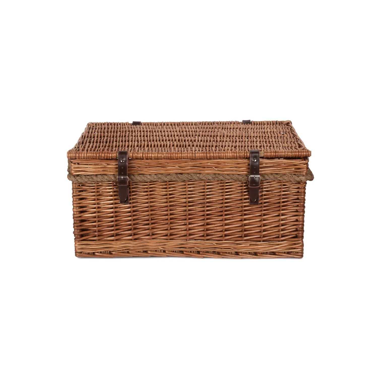24 Inch Double Steamed Willow Rope Handled Trunk