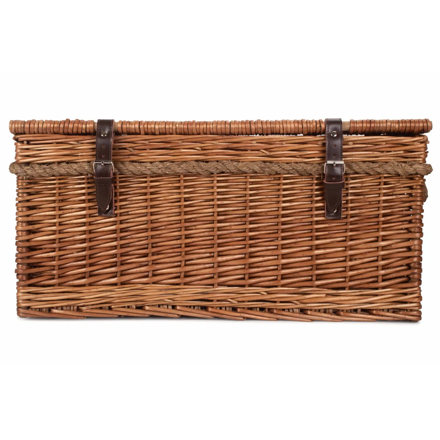 24 Inch Double Steamed Willow Rope Handled Trunk