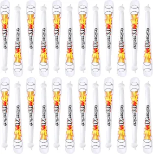 24 Pack Inflatable Baseball Bats Baseball bat inflates Bulk for Summer Pool Baseball Theme Birthday Party Favors