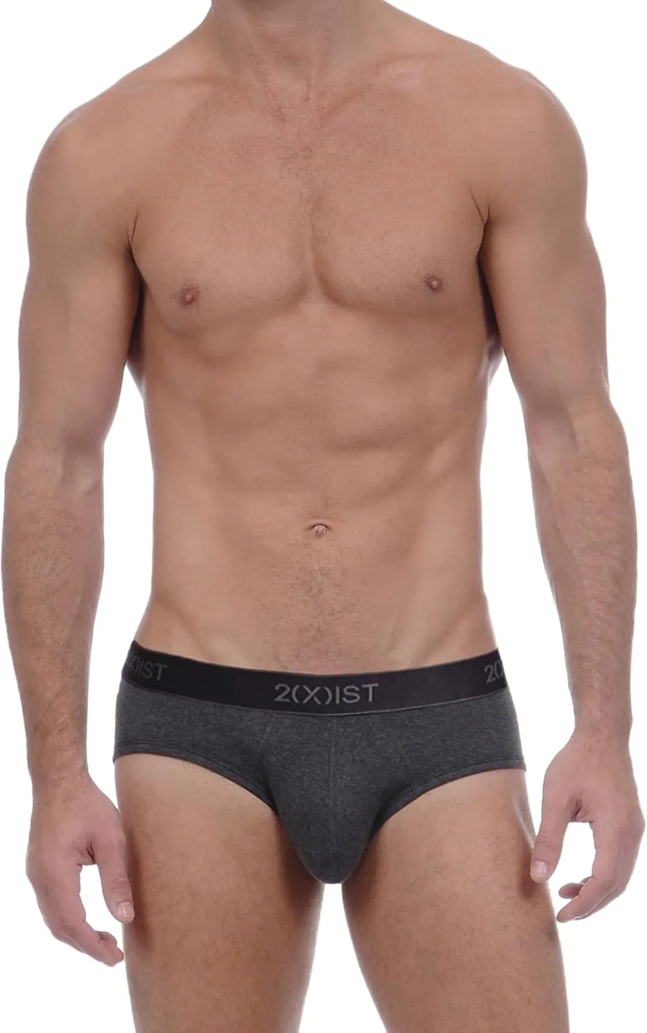 2(X)IST mens Essential Cotton No Show Brief 3-pack