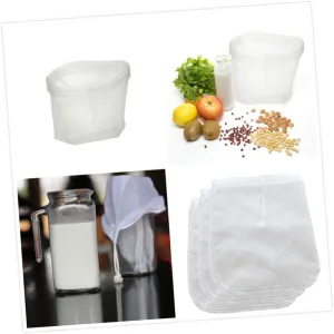 4-pack Large Soy Milk Filter Bag Nut Milk Bag Yogurt Strainer Cheesecloth Bag Food Strainer Bag Fruit Juice Filter Pouch 30x30cm