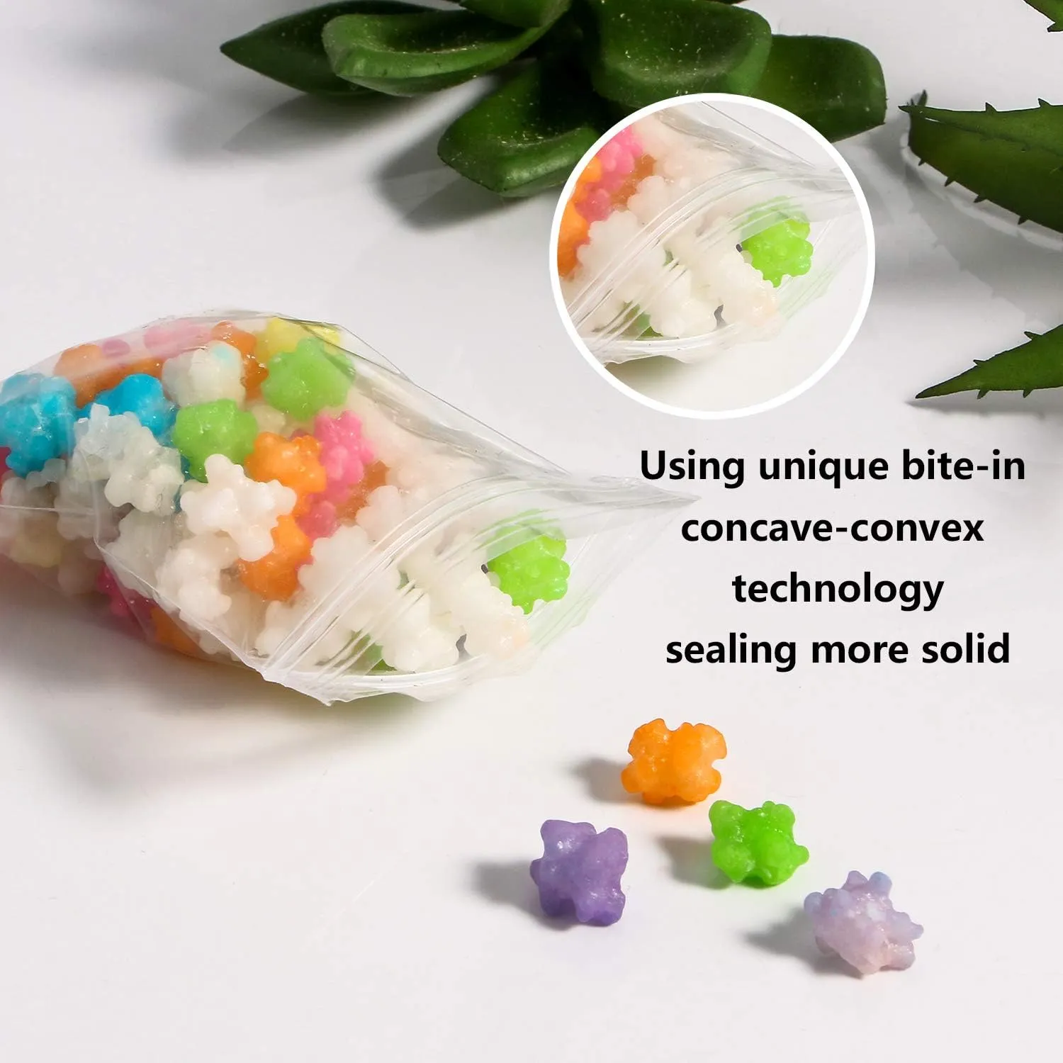 500Pcs Small Plastic Bags 3x3 Inches | Small Zip Bags | Mini Jewelry Bag | Tiny Clear Bag for Jewelry | Little Baggies