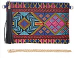 Abstract Aztec Clutch