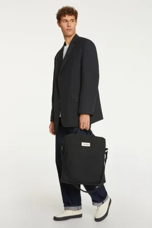 Achille the new city bag - Recycled cotton Black
