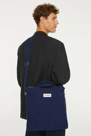 Achille the new city bag - Recycled cotton Midnight Blue