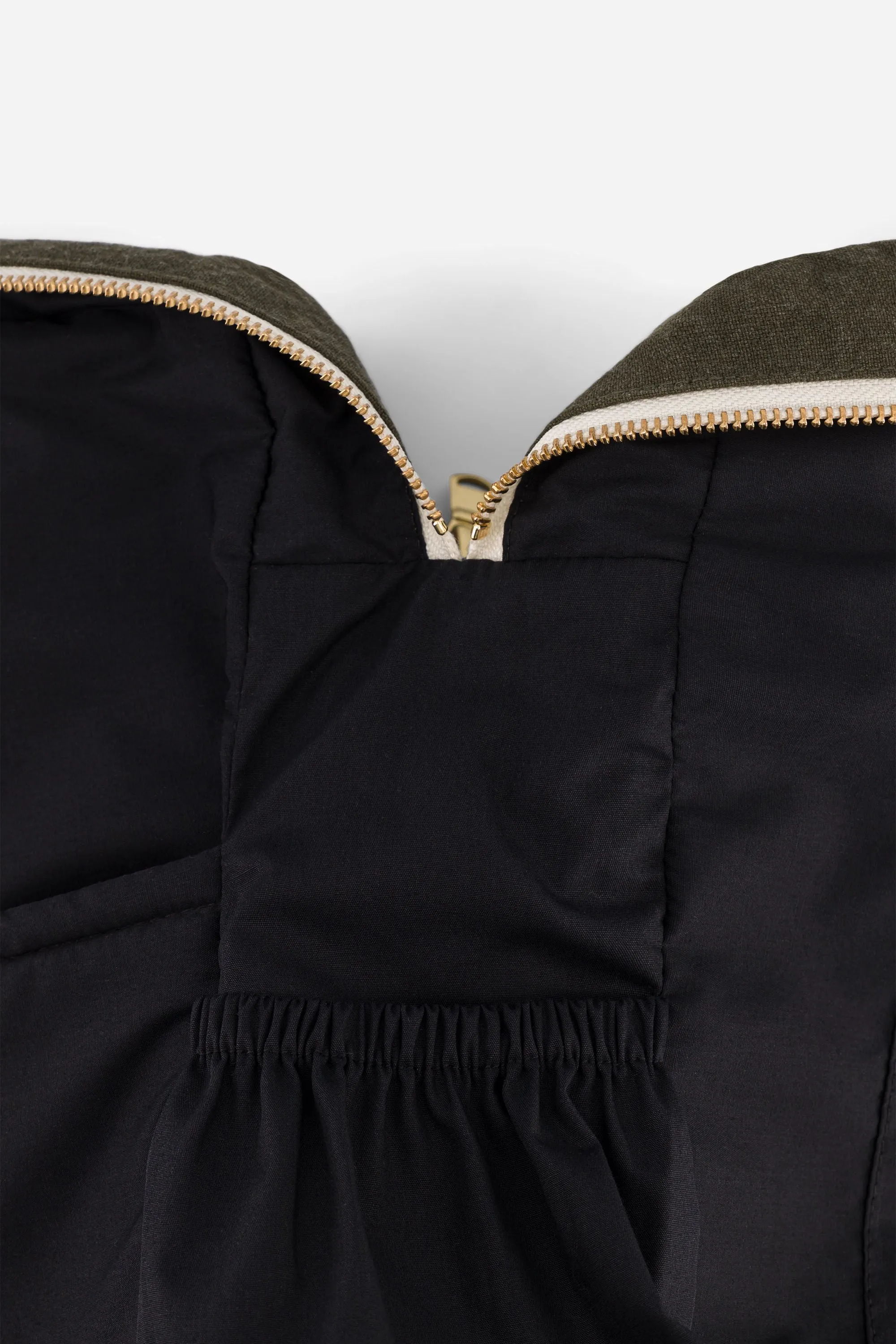 Achille the new city bag - Recycled cotton Military Green