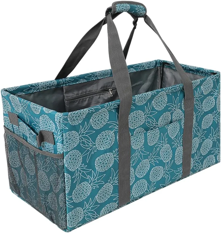 Acnusik Extra Large Utility Tote Bag for Women with Pockets,Canvas Collapsible Tote Bags
