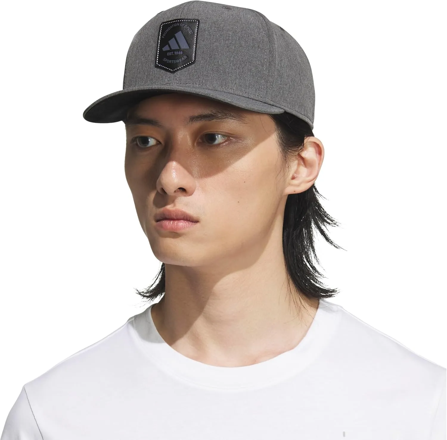 adidas Men's Scorecard High Crown Low Curve Brim Snapback Adjustable Fit Course Style Hat