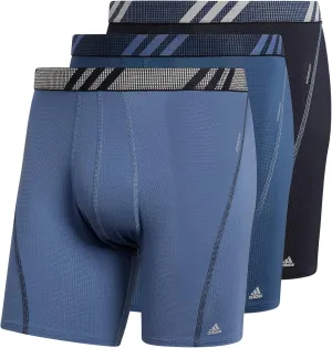 adidas Men's Stretch Cotton Boxer Brief Underwear (3-Pack) -2020