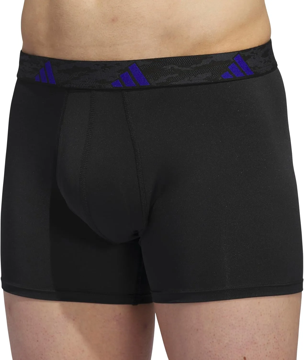adidas Men's Stretch Cotton Boxer Brief Underwear (3-Pack) -2020