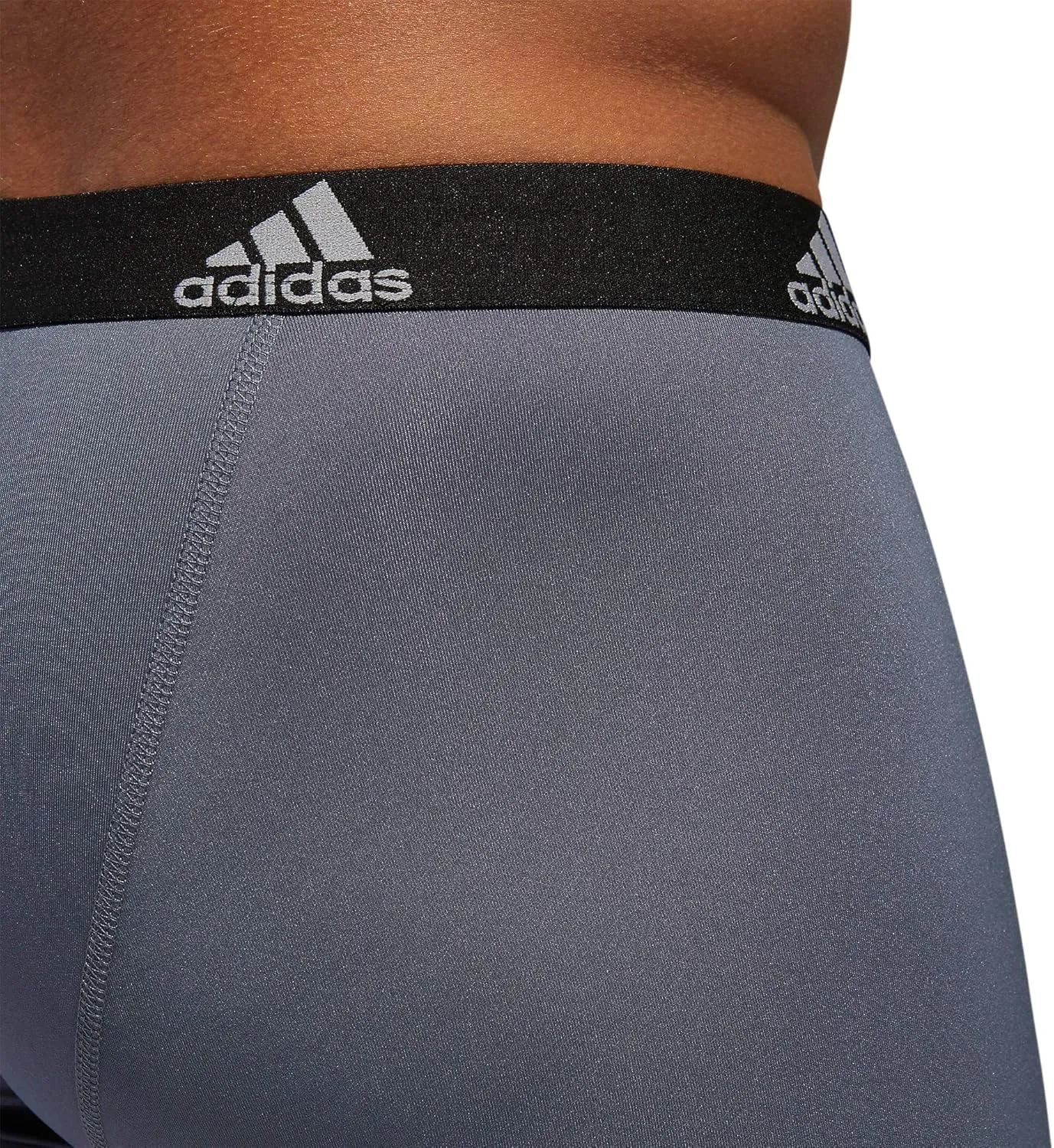 adidas Men's Stretch Cotton Boxer Brief Underwear (3-Pack) -2020