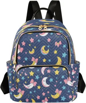 ALAZA A Kawaii Sailor Moon Small Backpack Purse for Women Travel Bag Lightweight Shoulder Bag Fashion Daypack