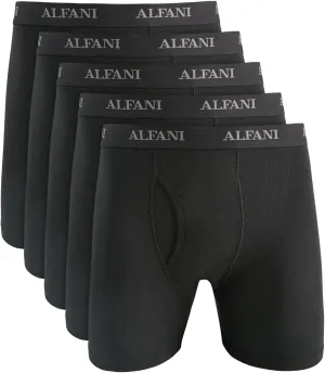 Alfani Mens 5 Pack Boxer Briefs Black S