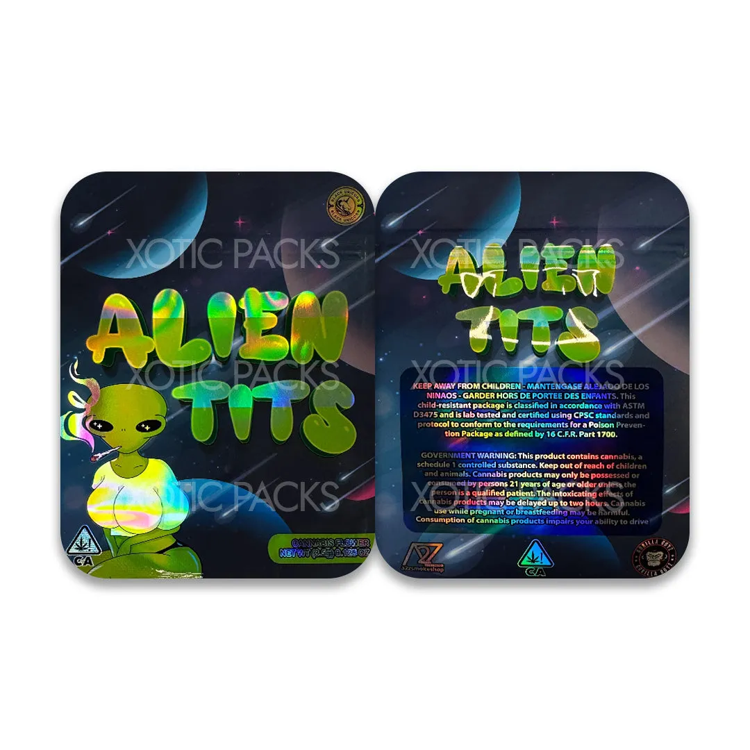 Alien Tits Mylar Bag 3.5 Grams