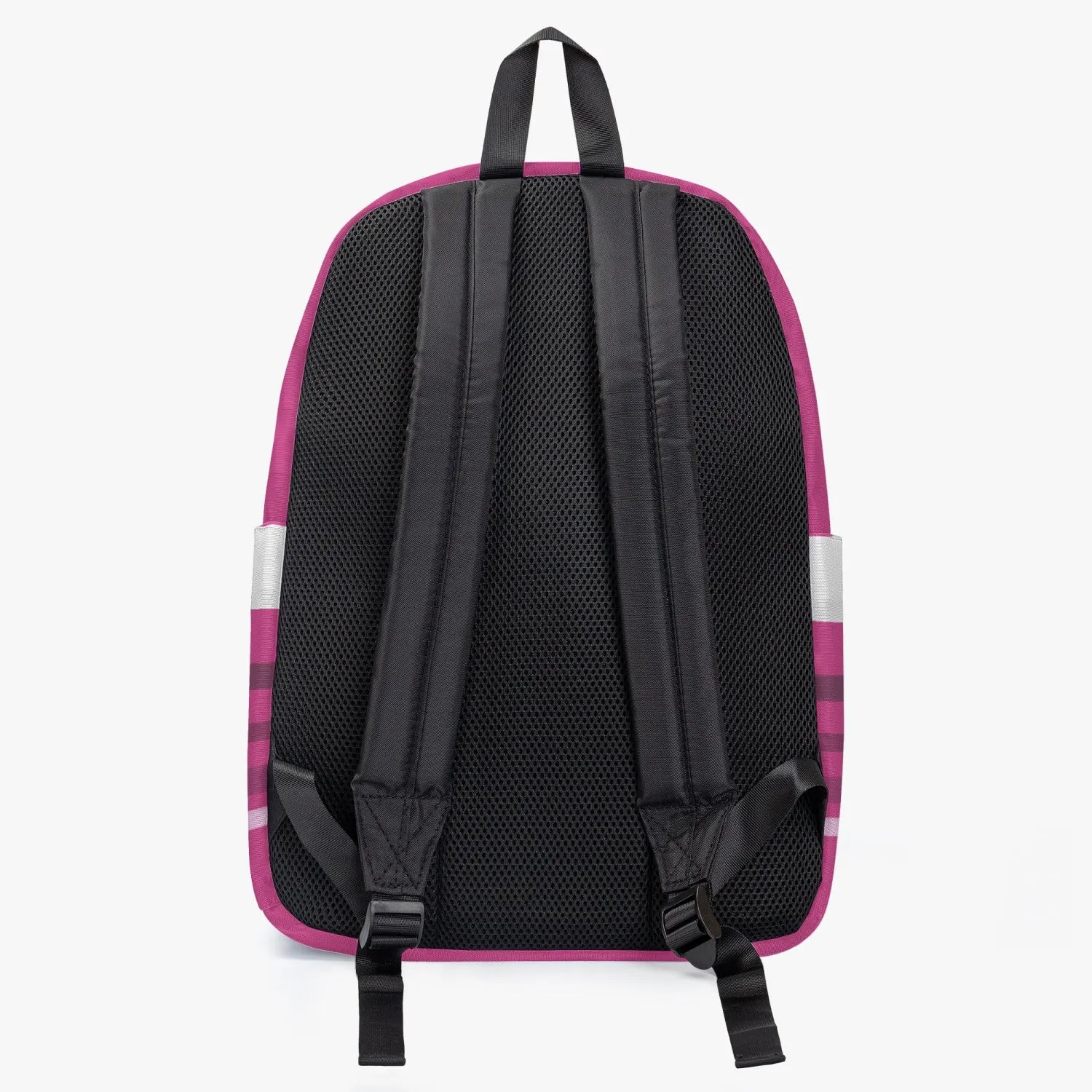 ALL OVER PRINT CANVAS BACKPACK GLOBAL FREEDOM UNITED WOMEN USA & GERMANY OLD PEACE PINK