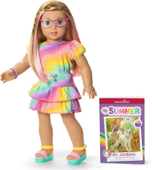 American Girl, Summer McKinny Girl of The Year 2025 18-inch Doll and Journal, with Strawberry-Blonde Hair and Blue Eyes, Ages 6 