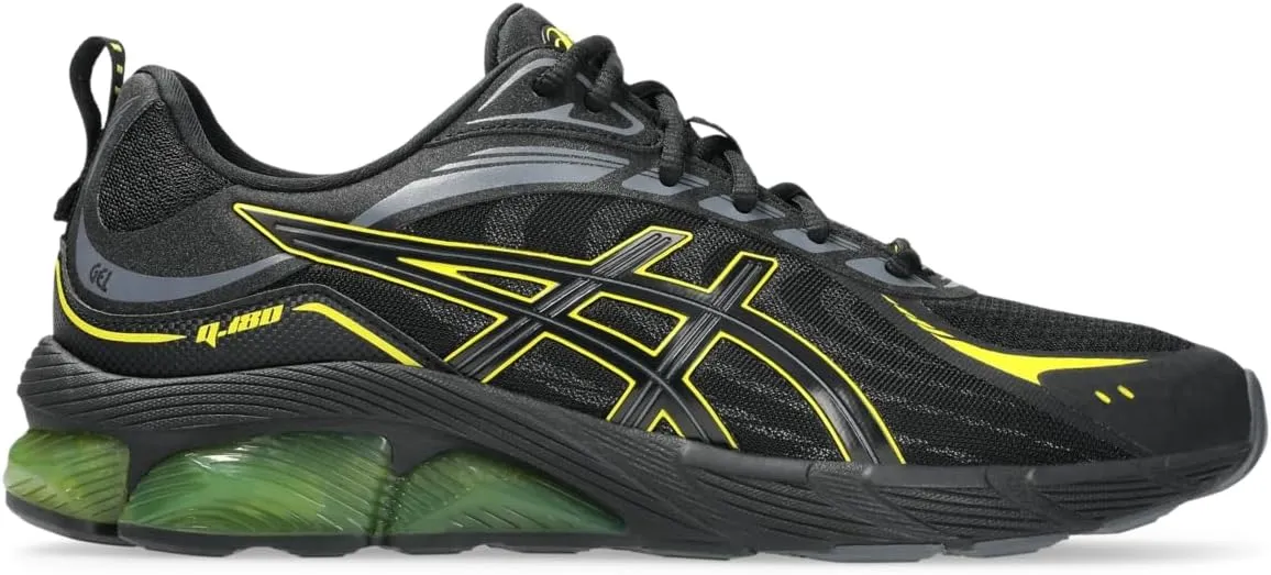 ASICS Unisex Gel-Quantum 180 VIII Sportstyle Shoes, 10, Black/Lemon Spark