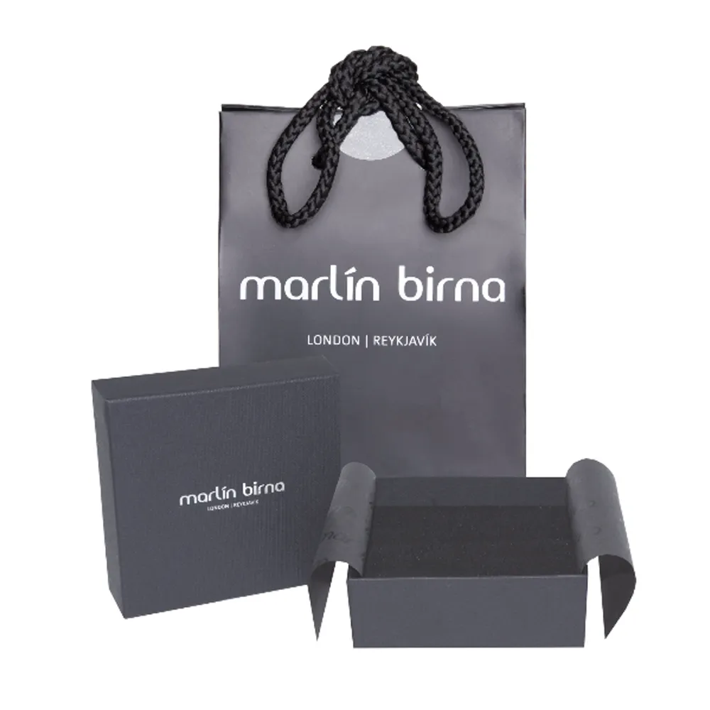 Atlantic Salmon Leather Single Cord Bracelet ▪ Black