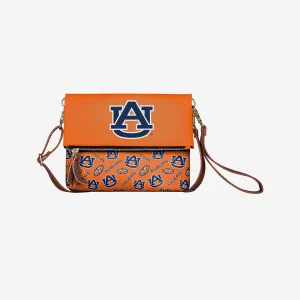 Auburn Tigers Printed Collection Foldover Tote Bag
