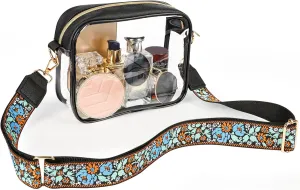 Aveniee Clear Bag Stadium Approved, Clear Purses for Women, Crossbody Bag for Concerts with Adjustable Strap