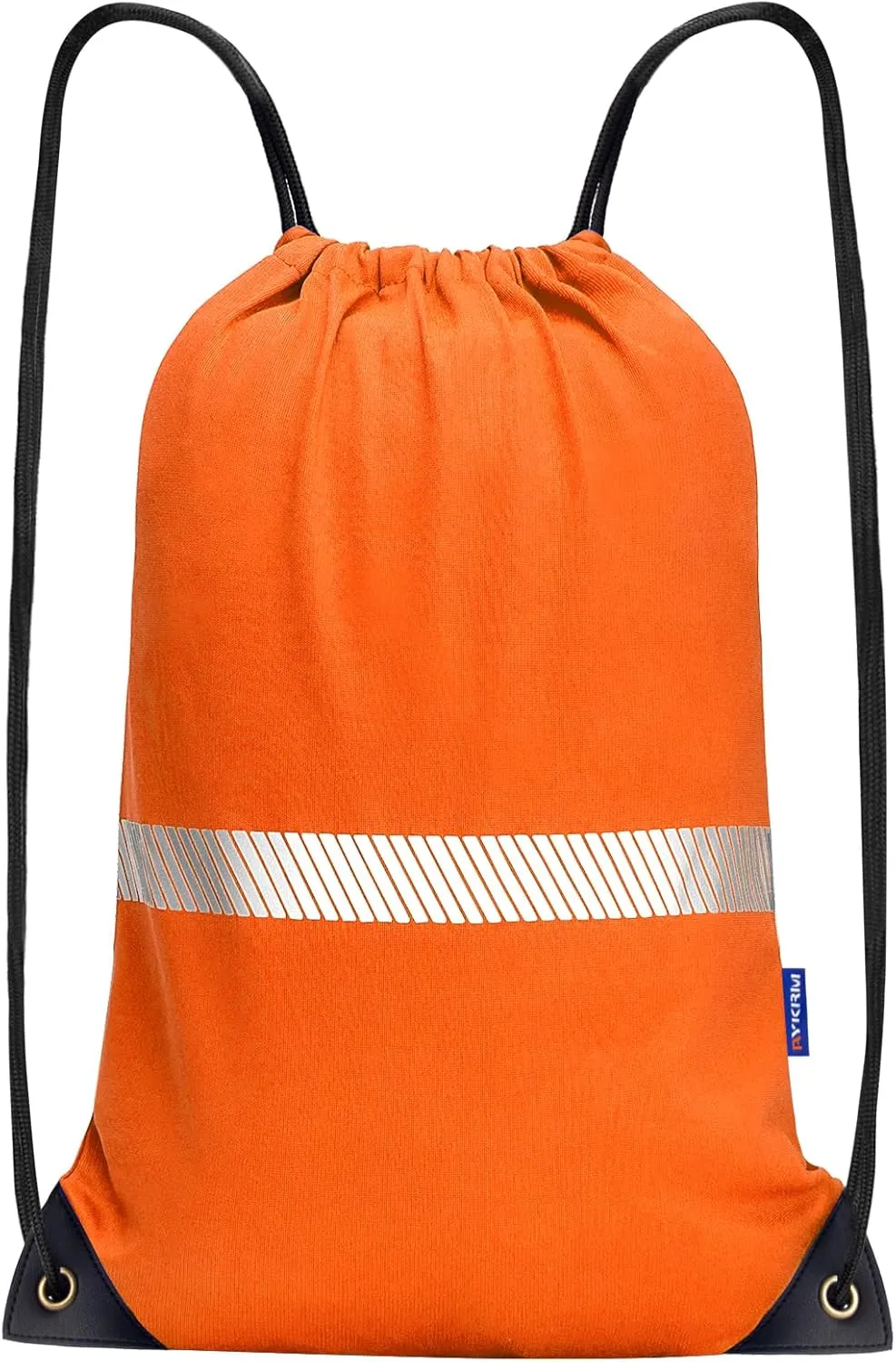 AYKRM Orange Drawstring Backpack Bag work Sackpack