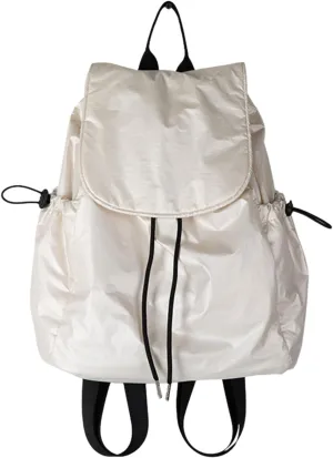 Back Packs，Korean Styles Backpack School Bag Large Capacity Casual Daypacks Preppy Bag Drawstring Backpack Travel Backpack