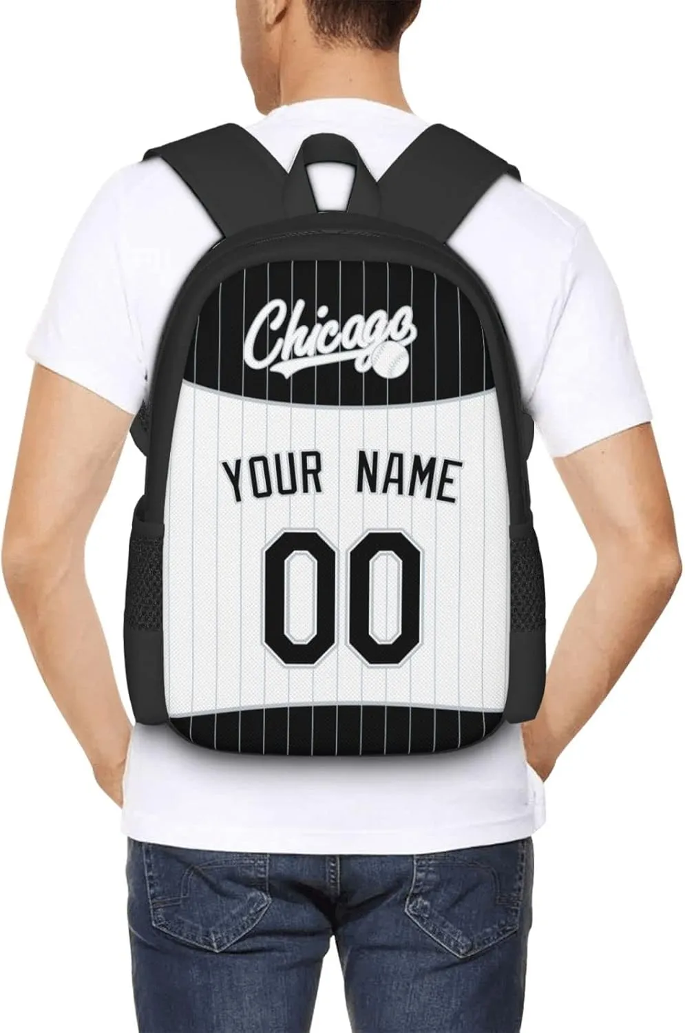 Backpack Chicago Personalized Bags for Men Women Gifts