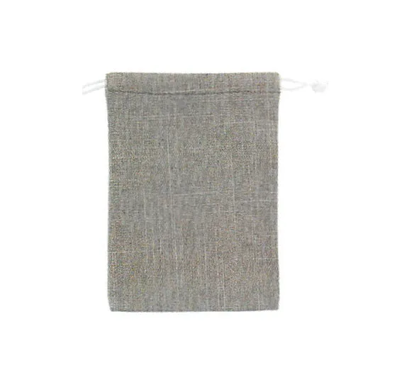 Bag & Pouch - Drawstring  -  Linen - 12 pcs. Pack