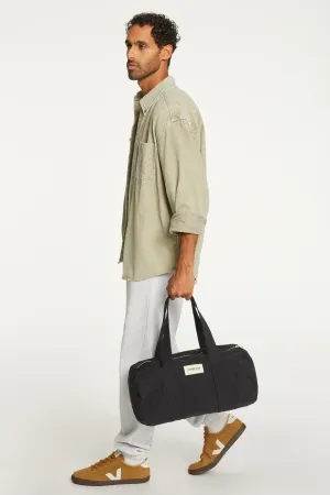 Ballu the small duffel bag - Recycled cotton black