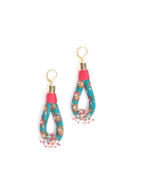 BEADED DROP EARRINGS