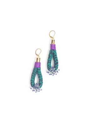 BEADED DROP EARRINGS