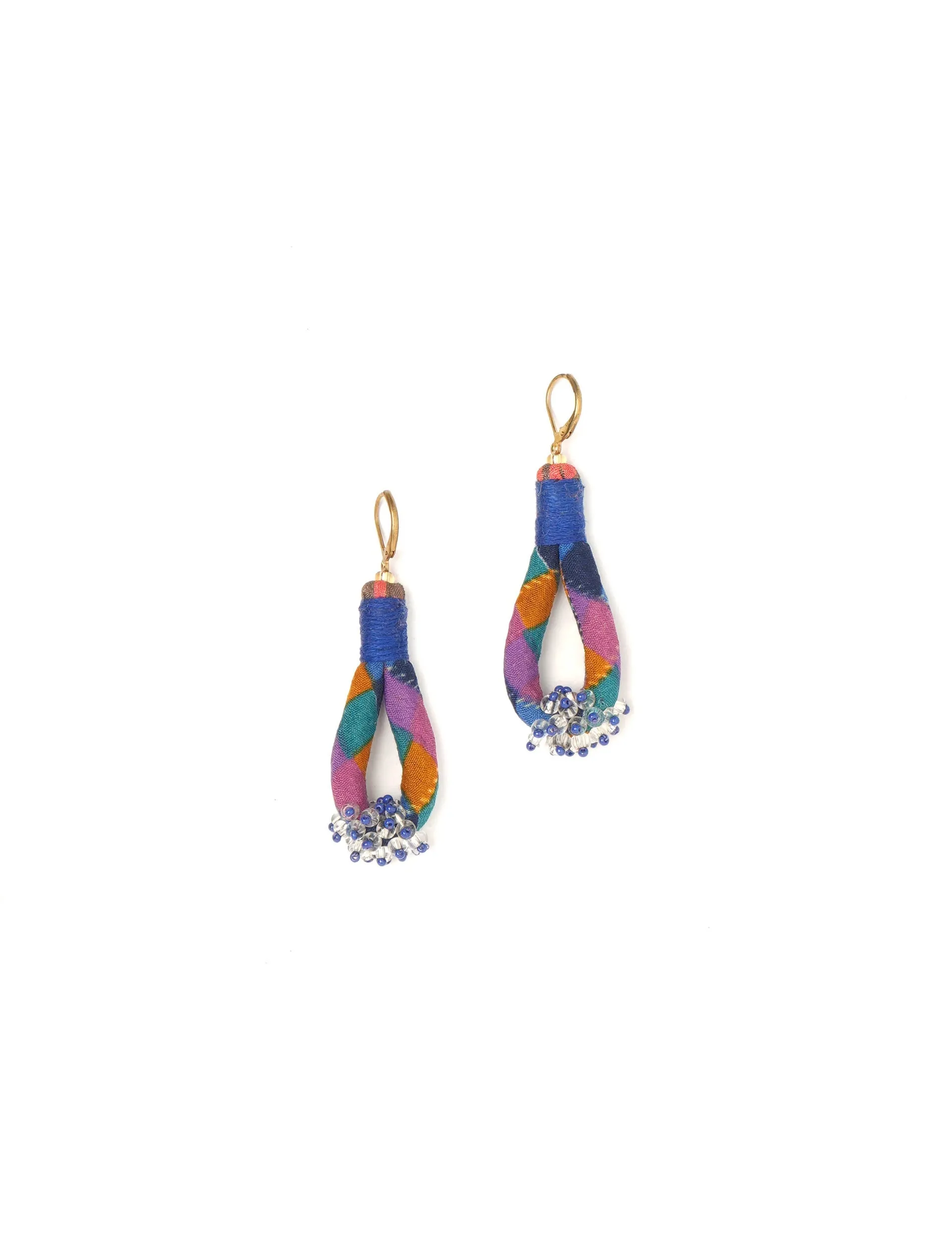 BEADED DROP EARRINGS