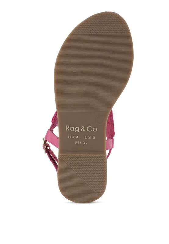 Beaded Flat Sandals