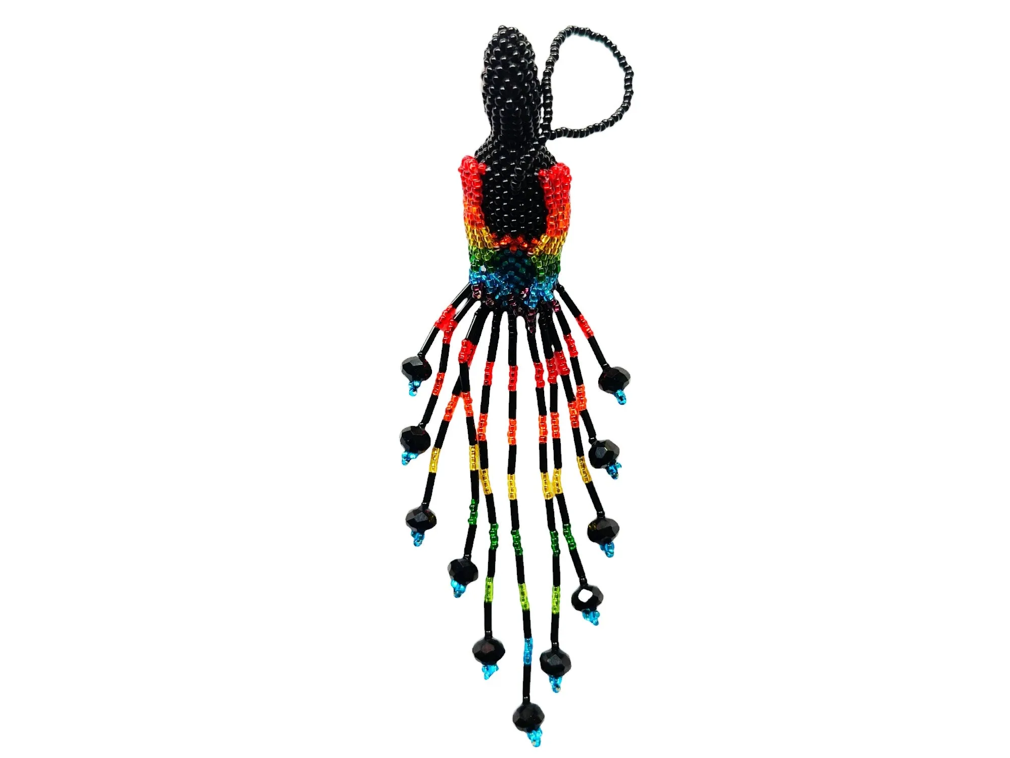 BEADED MACAW ORNAMENT