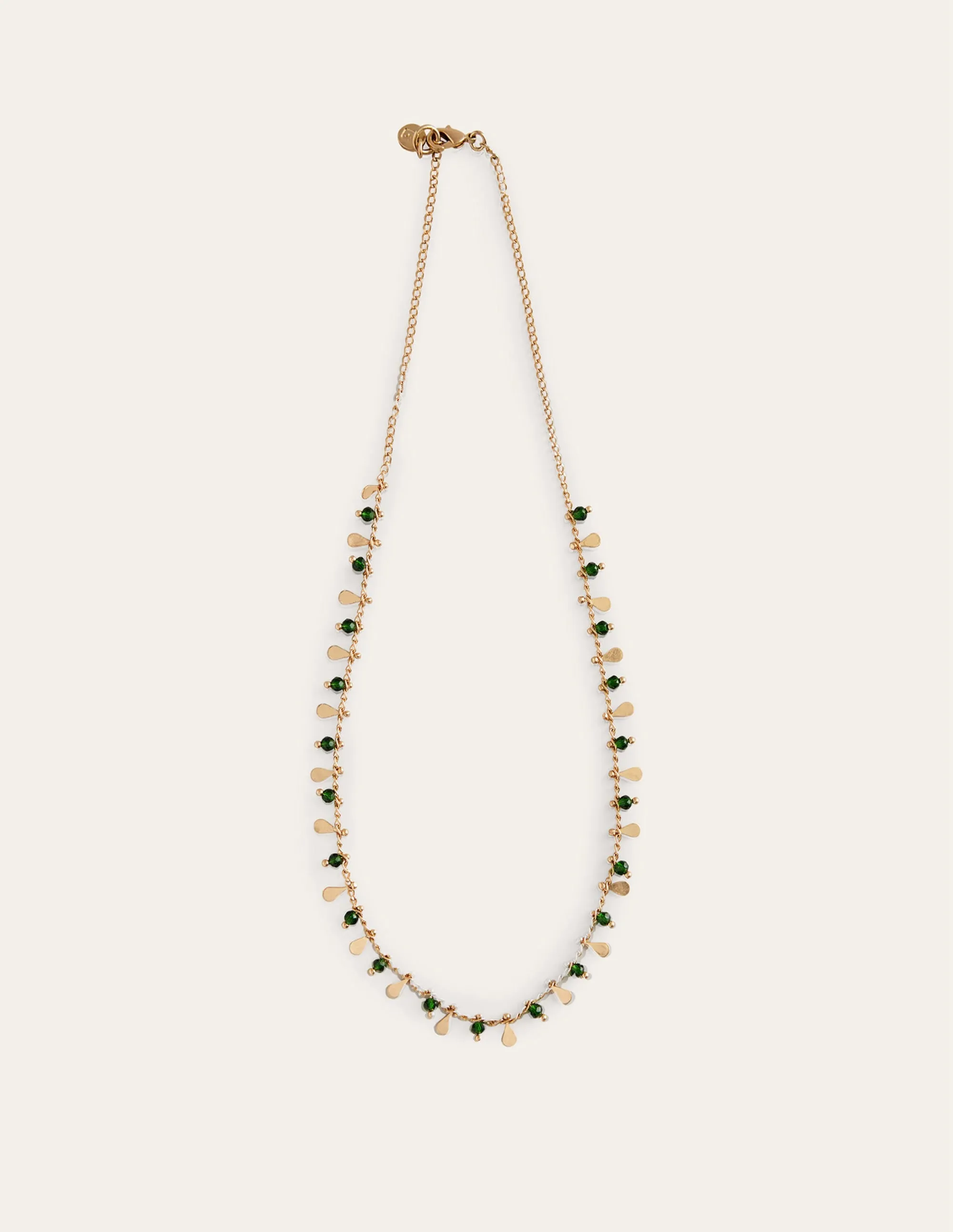 Beaded Necklace-Green