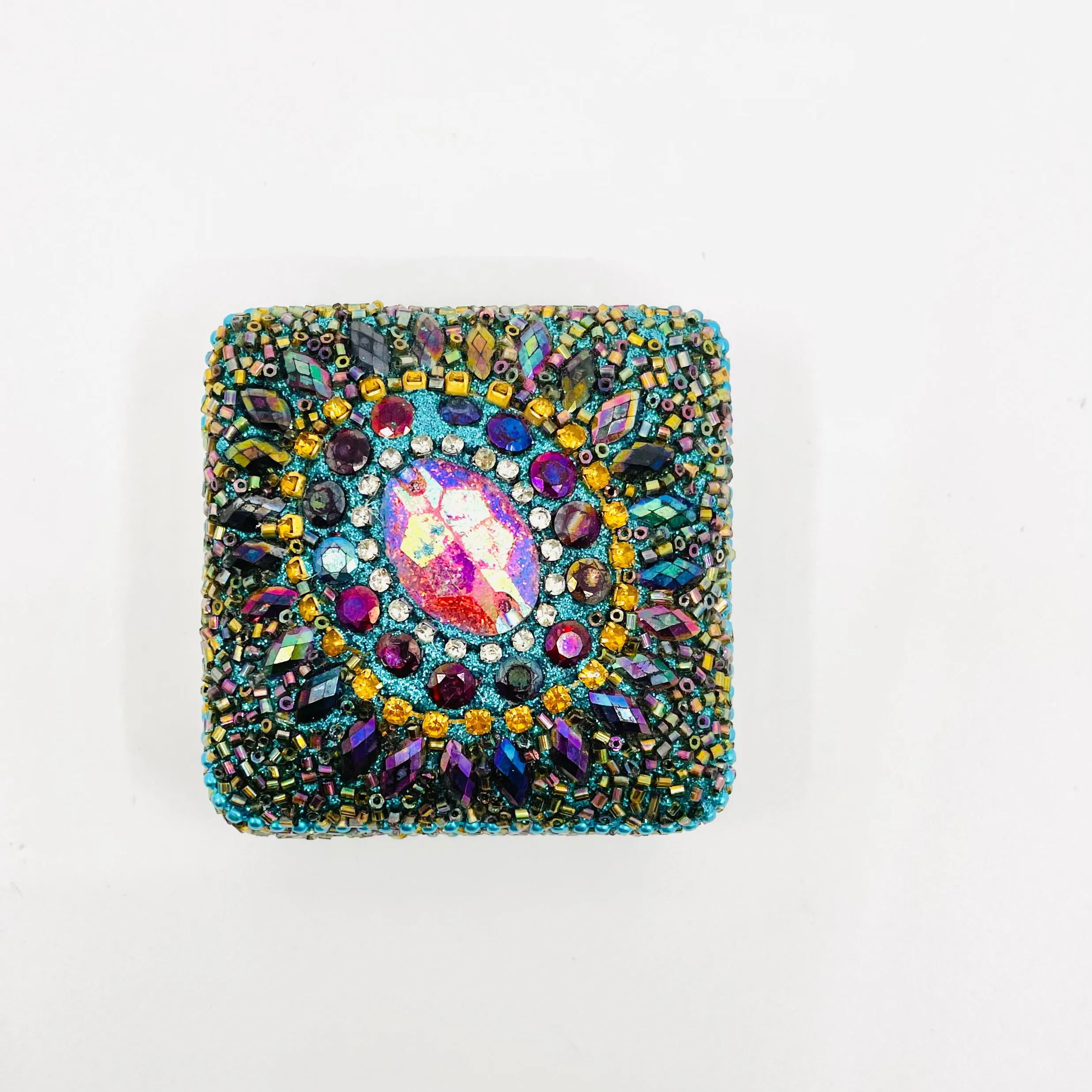 Beaded Trinket Box