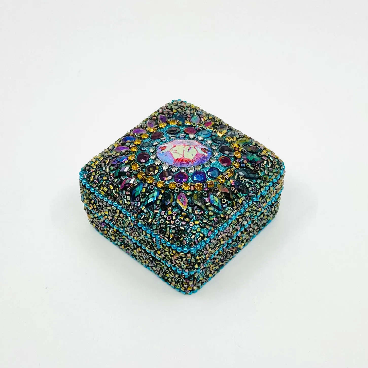 Beaded Trinket Box