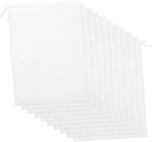 BESPORTBLE Bulk Dust Bags 10 Pack Reusable Storage Bags for Shoes Boots Handbags Travel Dustproof and Breathable