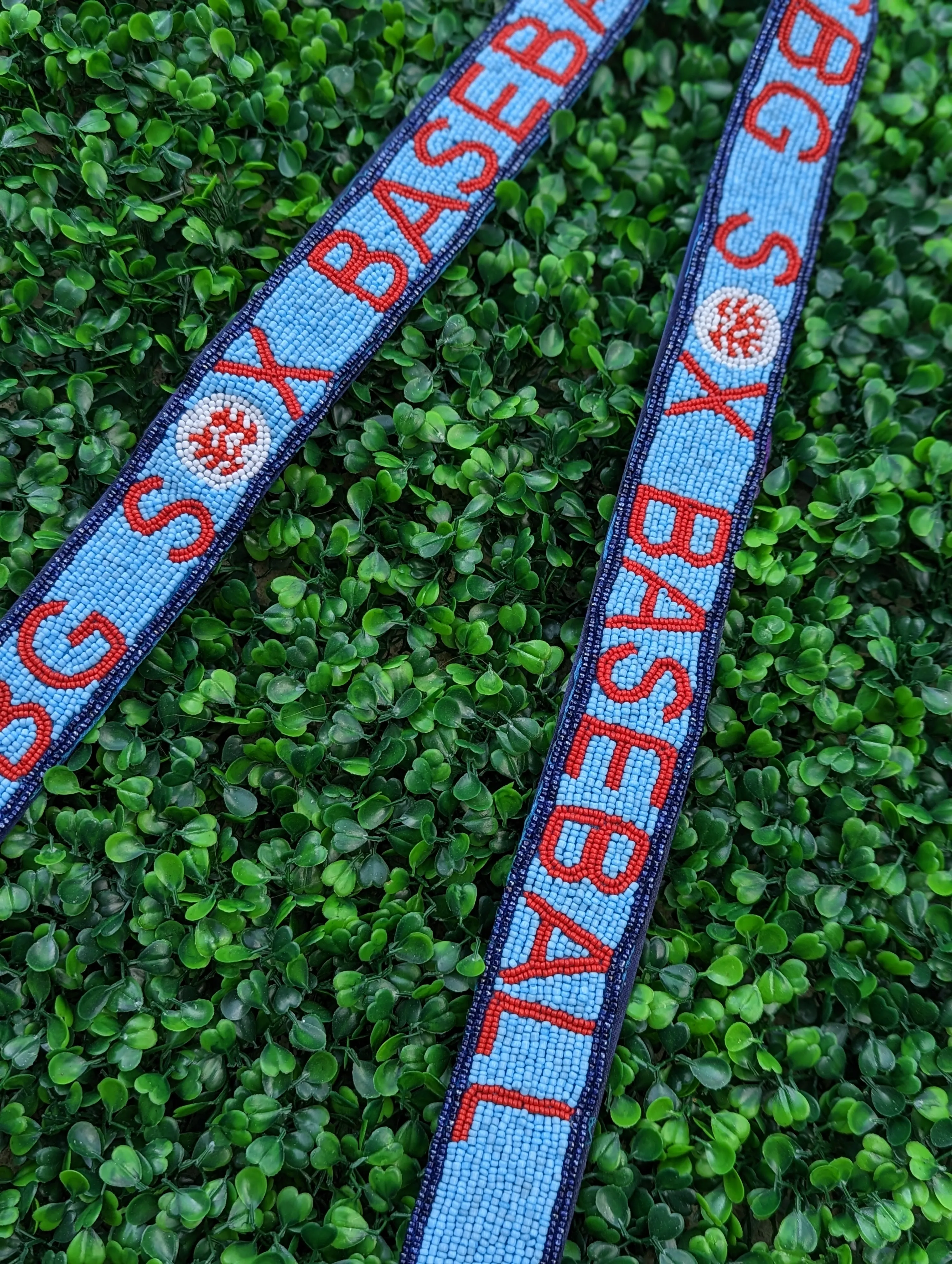 BG Sox Baseball Custom Beaded Purse Strap