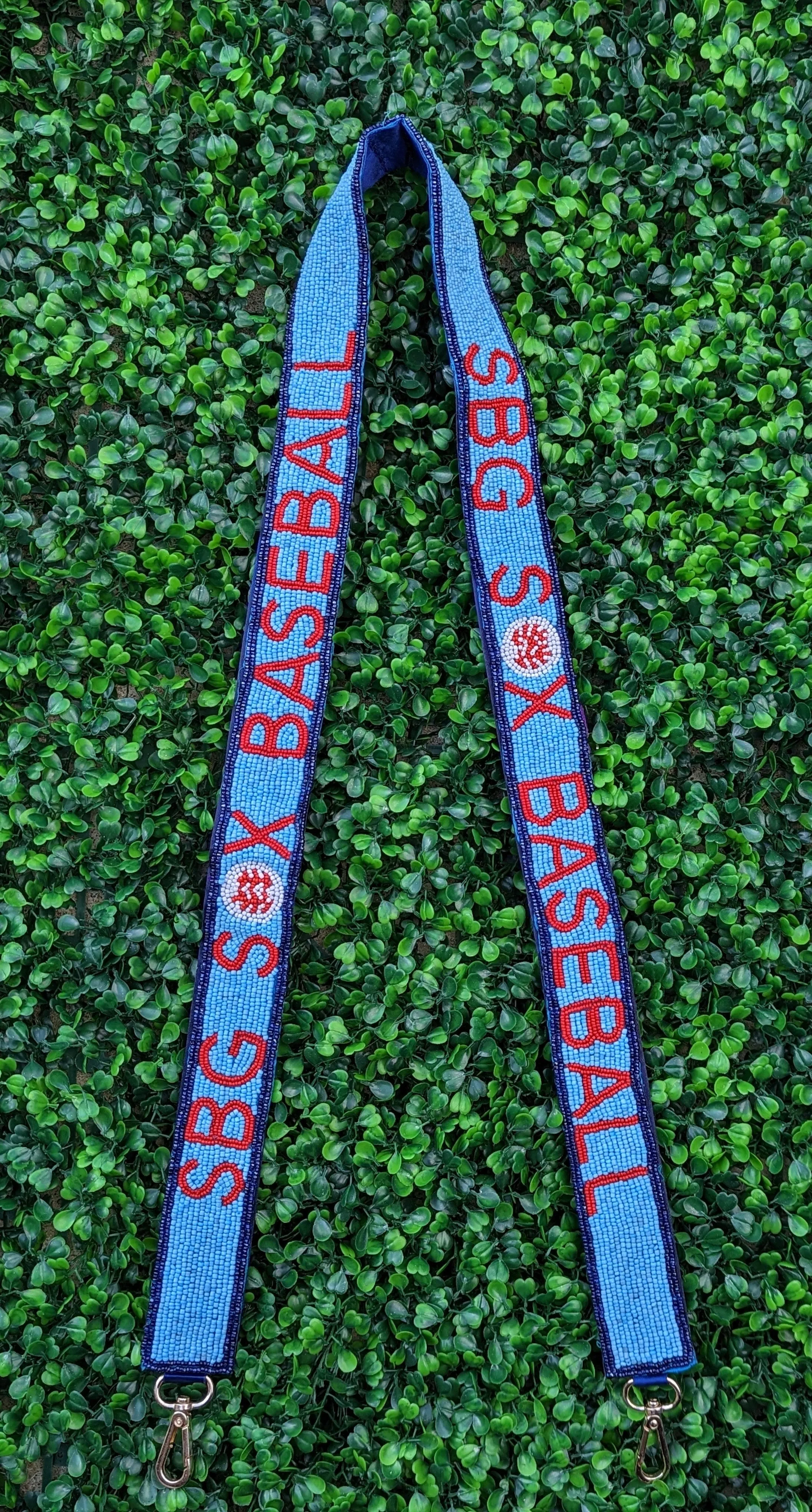 BG Sox Baseball Custom Beaded Purse Strap