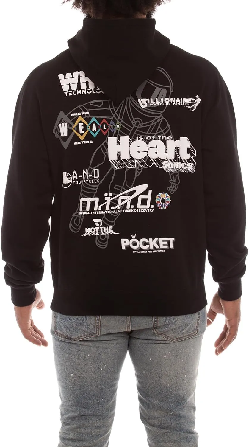 Billionaire Boys Club Clothing Men BB WHM Hoodie with Kangaroo Pocket