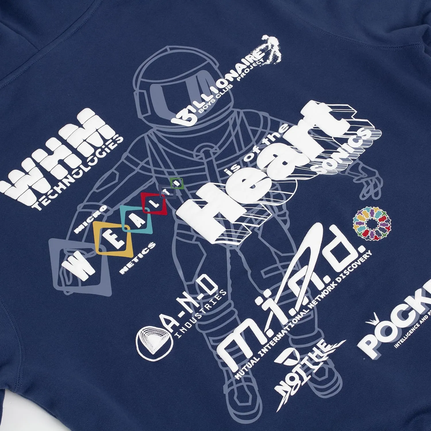 Billionaire Boys Club Clothing Men BB WHM Hoodie with Kangaroo Pocket