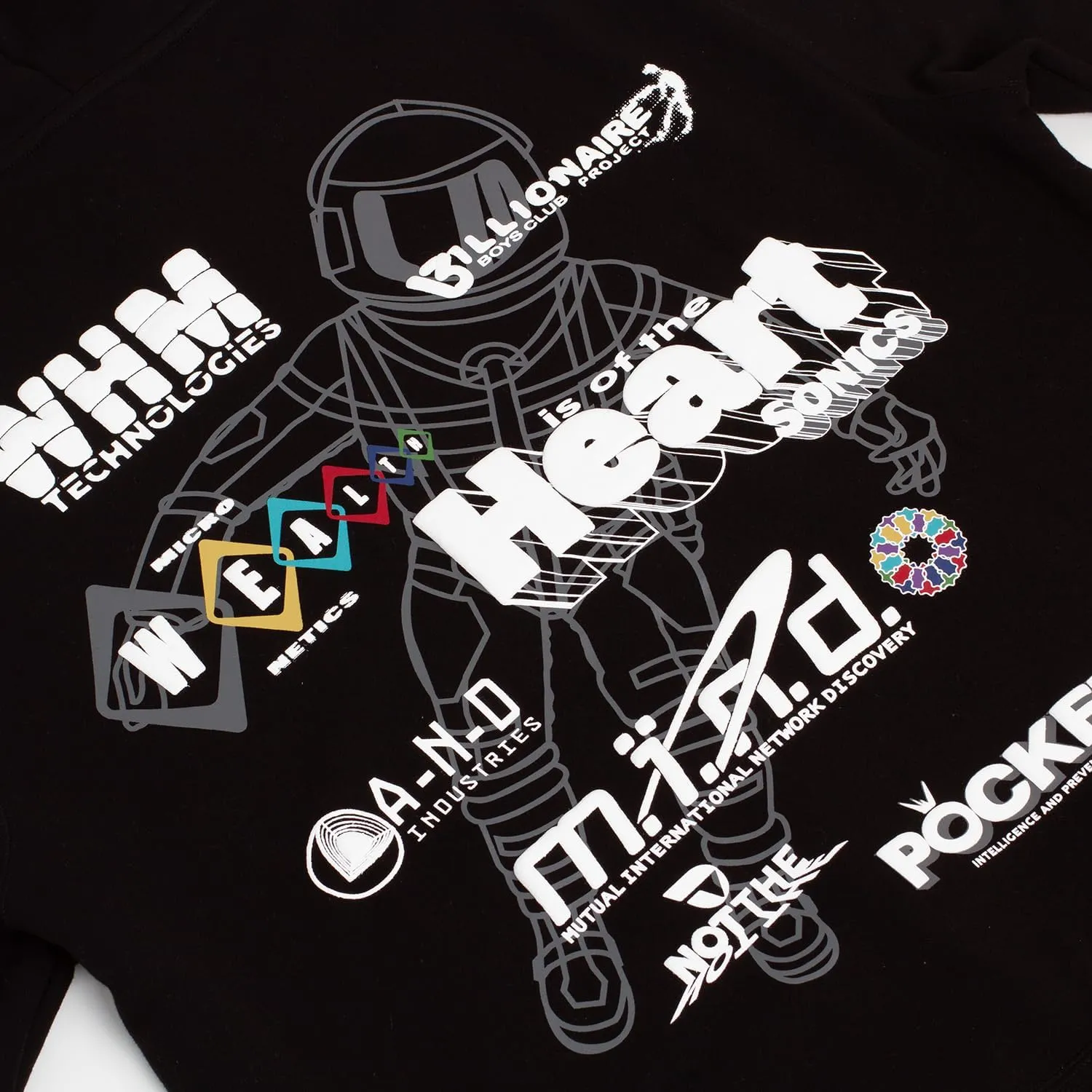 Billionaire Boys Club Clothing Men BB WHM Hoodie with Kangaroo Pocket