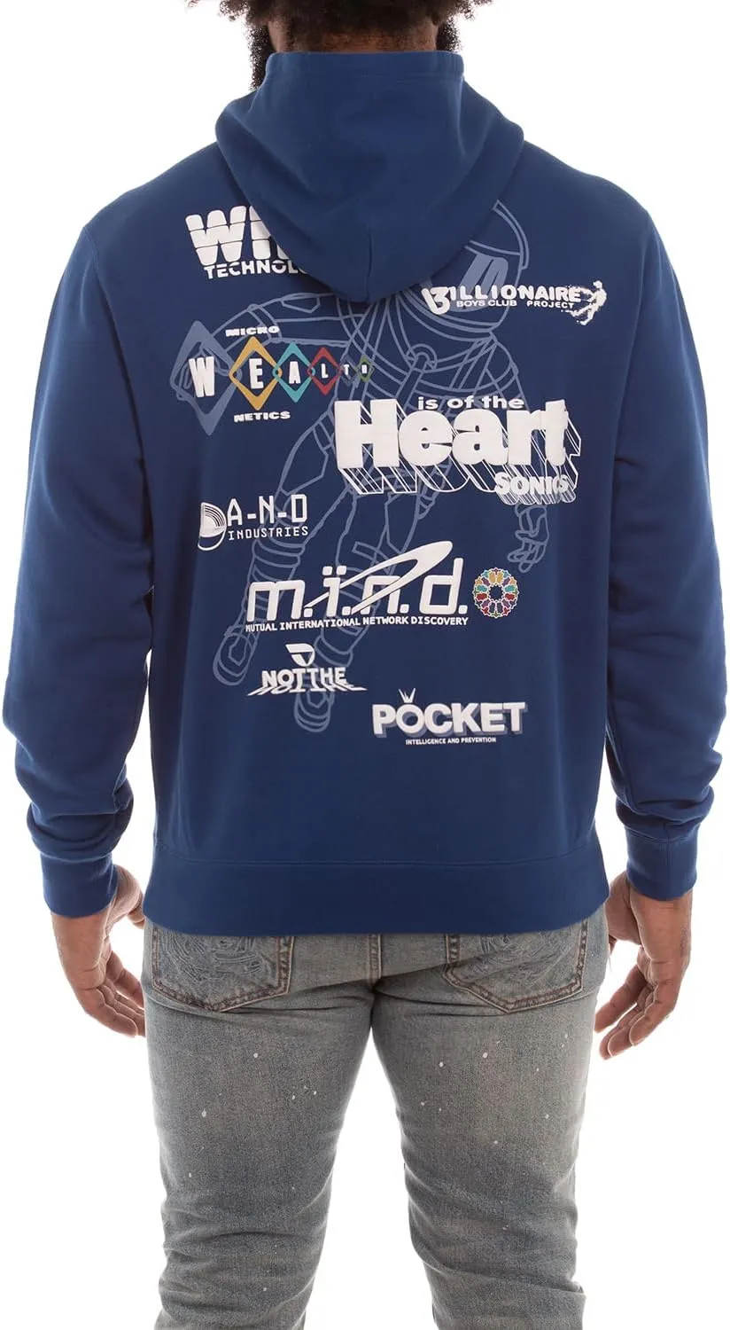 Billionaire Boys Club Clothing Men BB WHM Hoodie with Kangaroo Pocket
