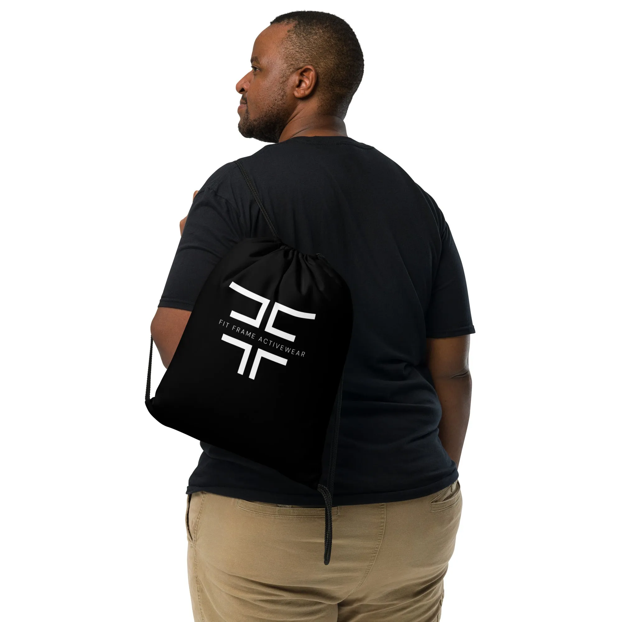 Black Drawstring bag