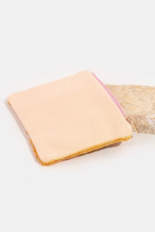 Bloom Beaded Mini Pouch