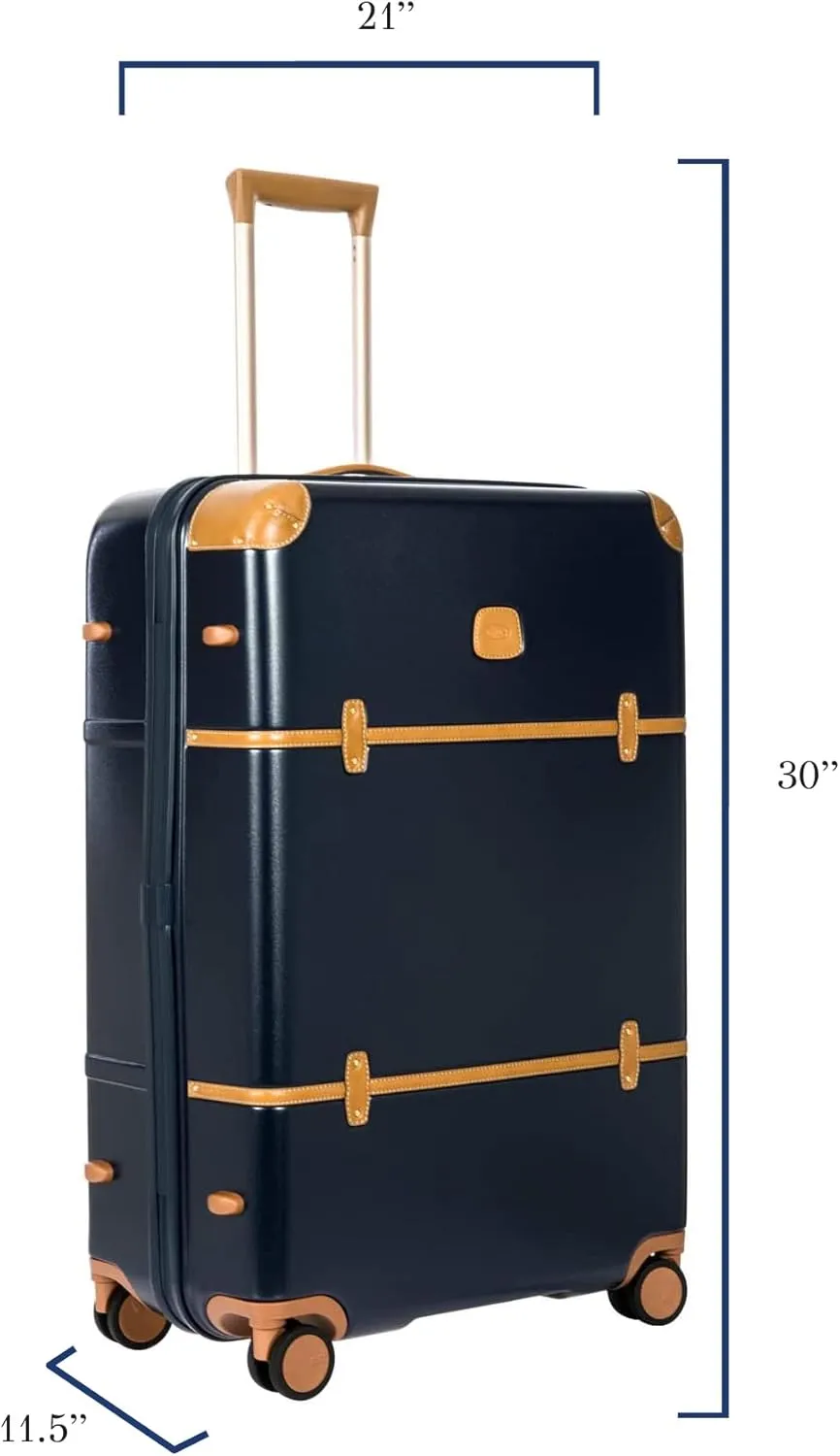 Bric's Bellagio 2.0 Spinner Trunk - 30 Inch - Luxury Bags for Women and Men - TSA Approved Luggage - Blue