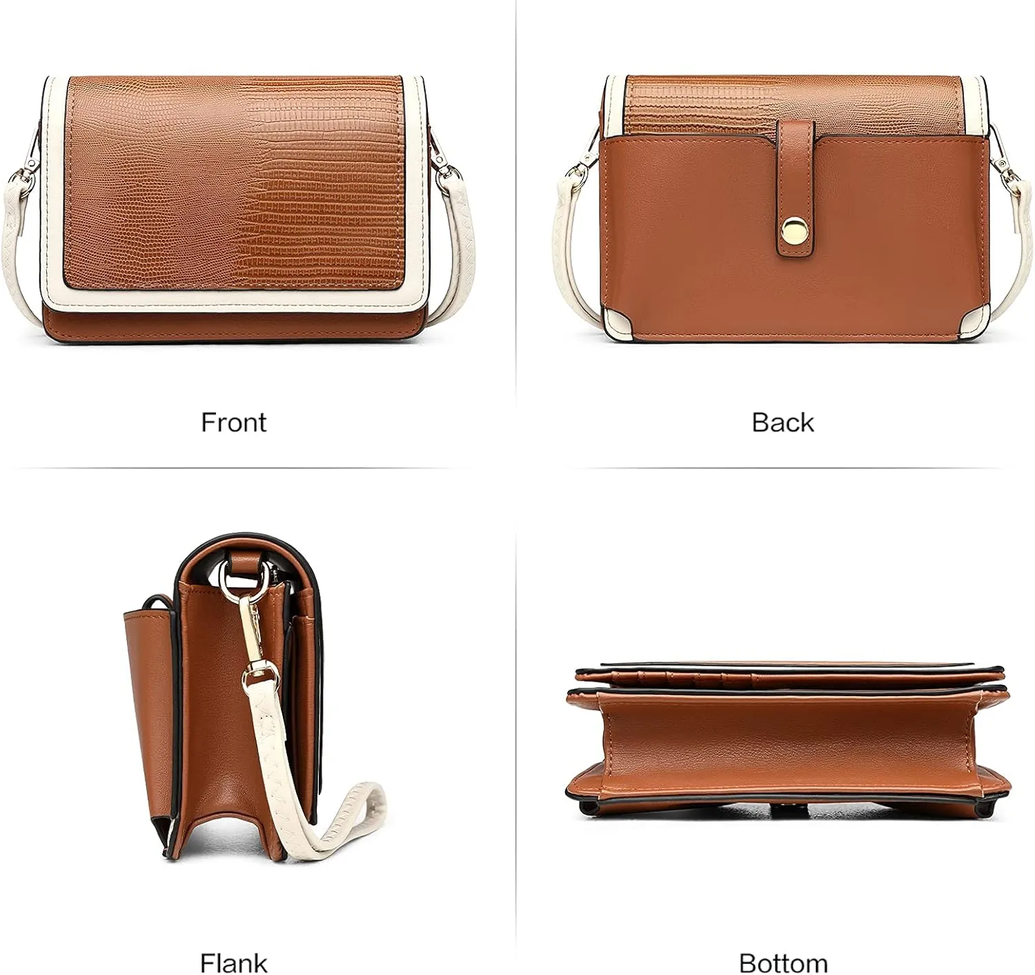 BROMEN Crossbody Bags for Women Small Cell Phone Shoulder Bag Wristlet Wallet Clutch Purse